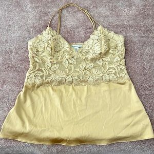 Banana Republic lacy silky top